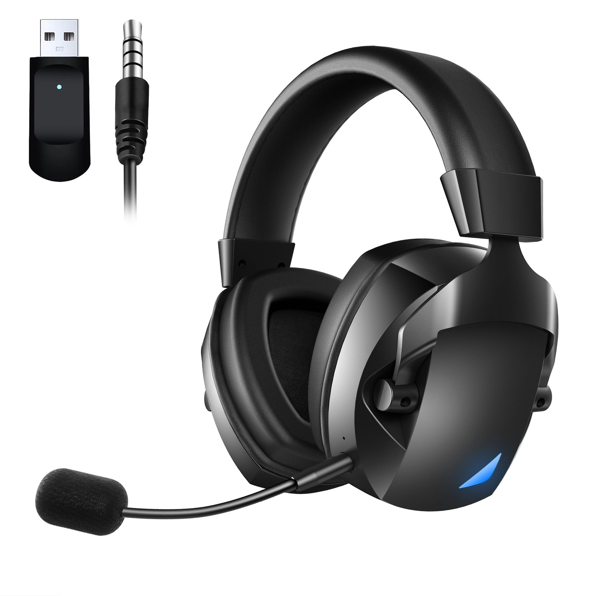 Casque Bluetooth over-Ear avec micro sans fil - 2.4G double mode