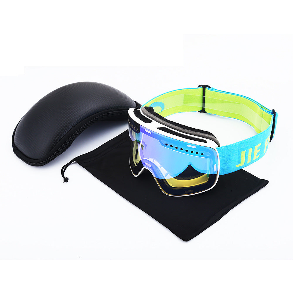 Double anti-fog italien Tablette Protection des yeux Lunettes de ski