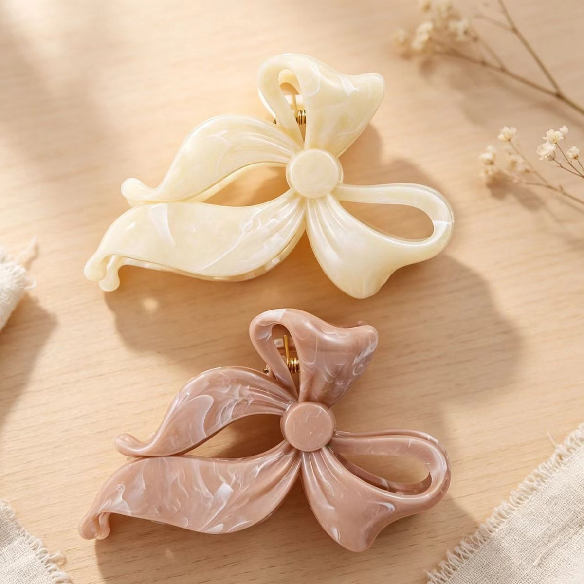 Niche Conception de pince à cheveux en trois dimensions Bow