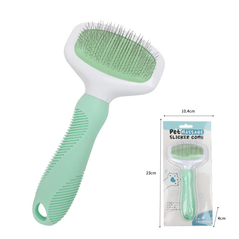 Démanchement de chat et démêlant peigne chien de toilettage et outil de nettoyage