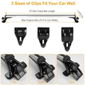47.24dans Universal Top Roof Rack Cross Bar Cargo Cargo Aluminium Crossbar rack avec 165LBS