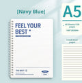 Carnet en bobine épais-A5-Ivory White-1 copie