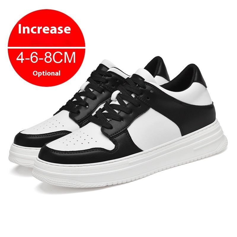 Été Invisible Hauteur Augmentation Chaussures Homme 8cm Respirant Platform Sports