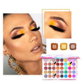 Shadow d'oeil de maquillage mixte multicolore Shimmer Matte