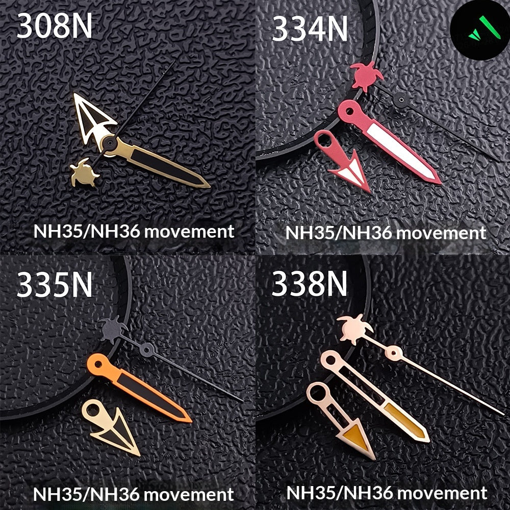 Accessoires de montre à main compatibles avec les mouvements NH35NH36