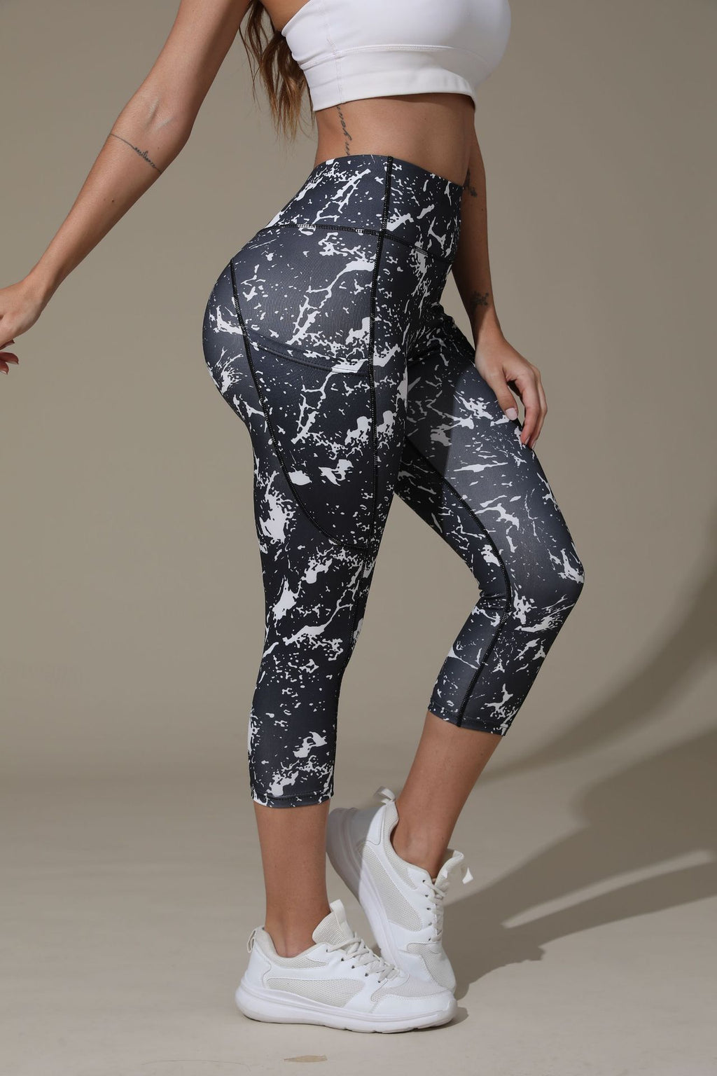 Pantalons de yoga avec impression
