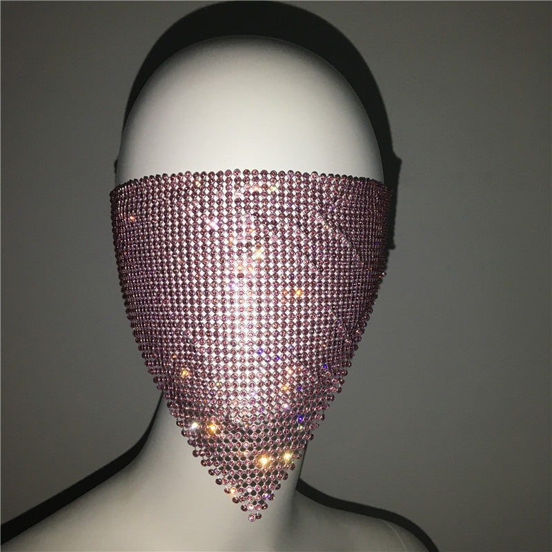 Personnalité Accessoires Tendance Masque de Strass