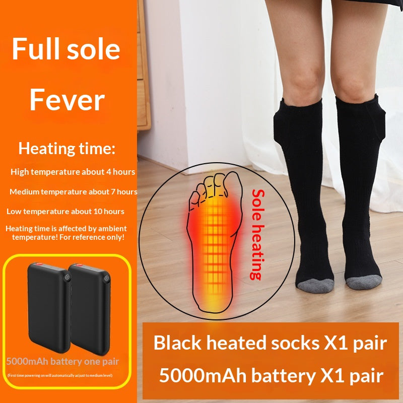 Chaussettes d'hiver chauffées électriques pour la protection contre le froid
