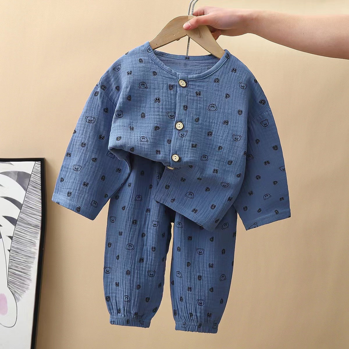 Set de pyjama pour enfants en coton cartoon