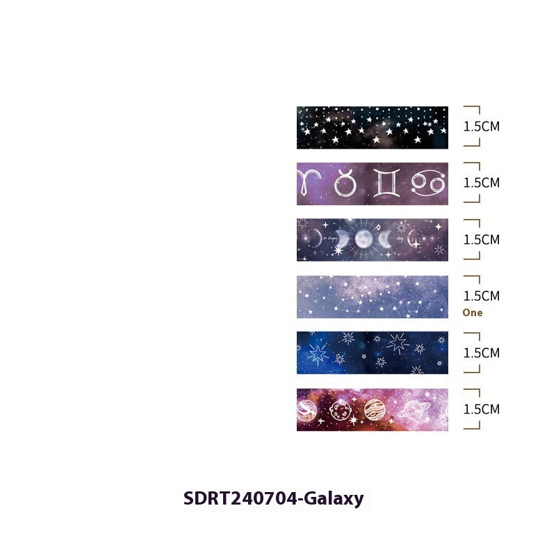 Starry Sky Slice Une étoile mystérieuse Bande d'incendie populaire Diy