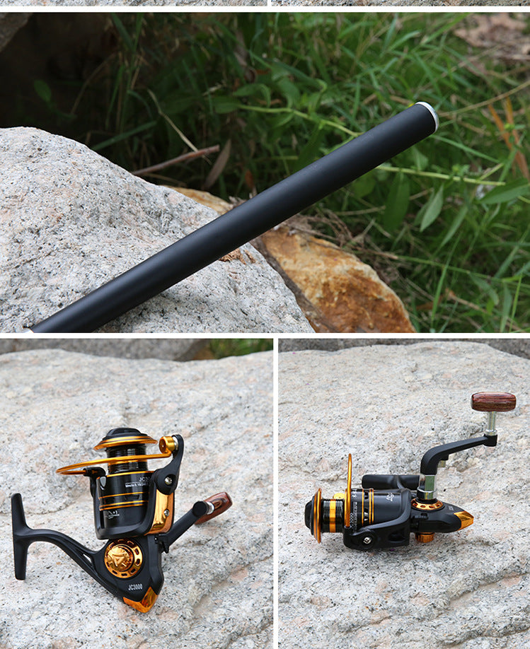 Main mer à double usage tige lancer pêche Tackle