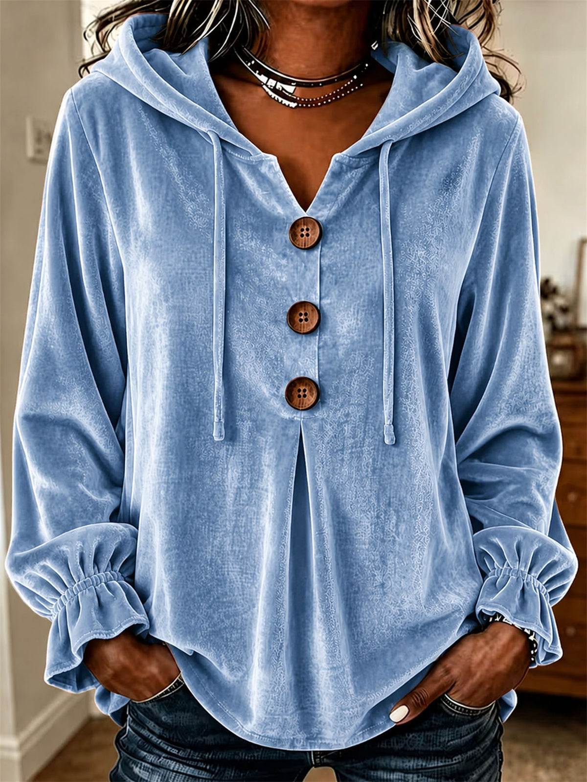 Polyester blouse