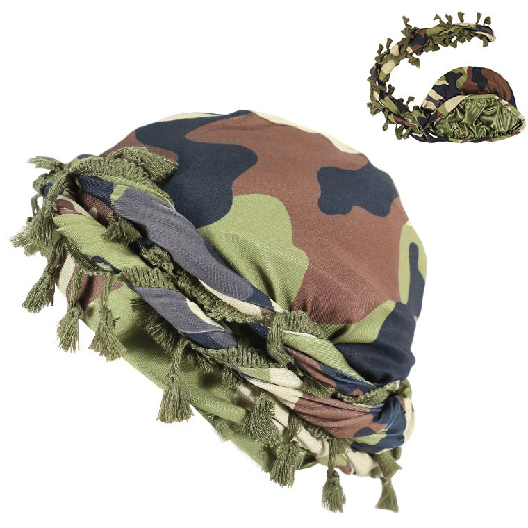 Sports de plein air Paisley Turban Hat Cashew Flower Print Turban Hip-hop Hip-hop Twist