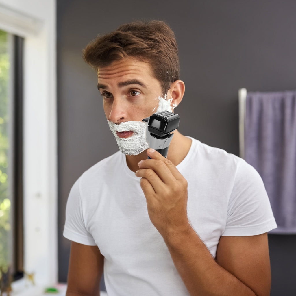 Rasoir électrique 5-Blade pour les hommes Bard à barbe humide et sèche Trimmer P