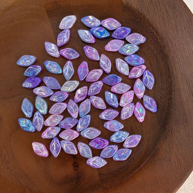 Perles lisses en acrylique bitones foncées
