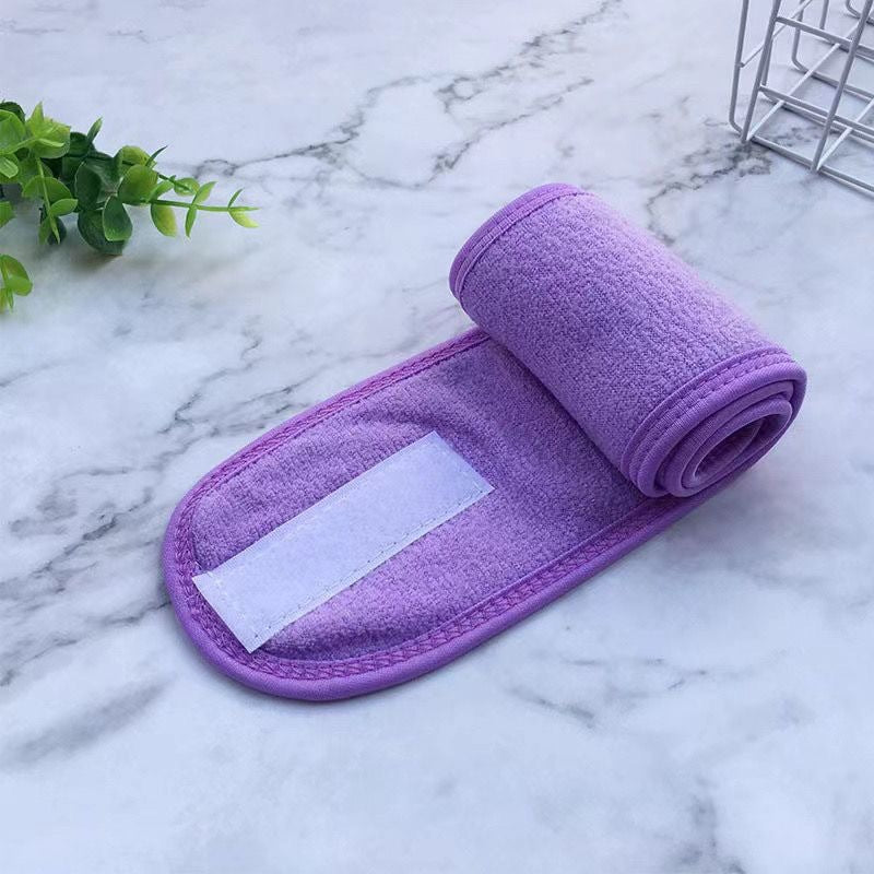Bandeau de maquillage velcro imprimé épais