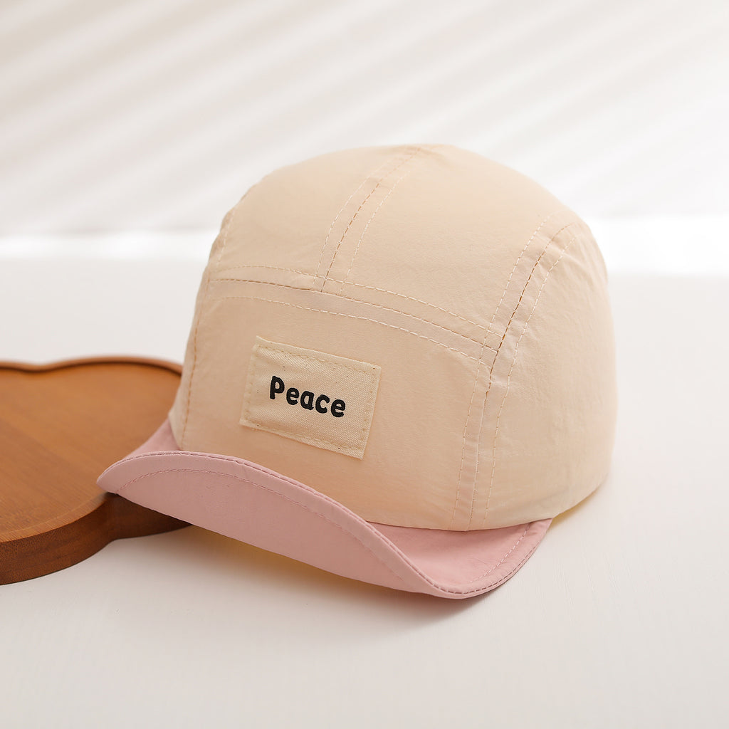 Chapeau pour enfants à rayures multicolores de style japonais