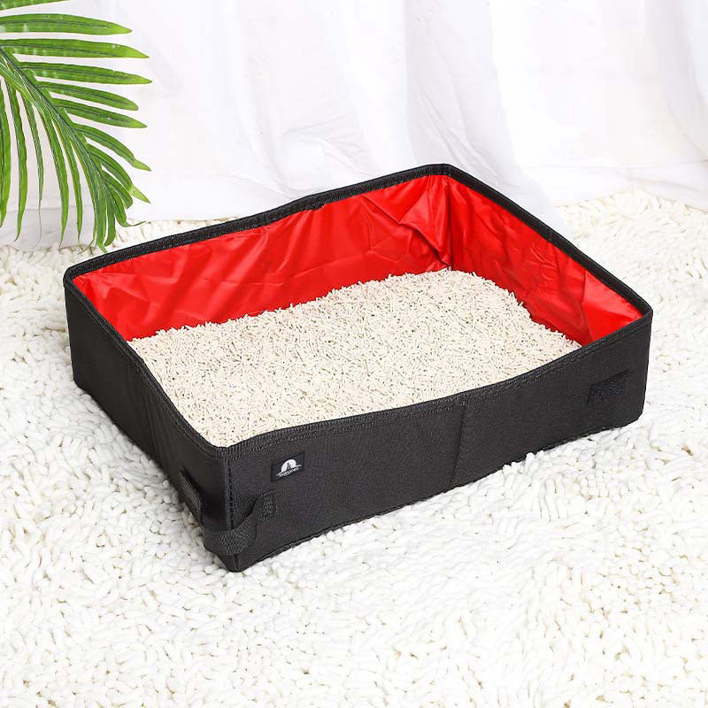 Portable pliable boîte à litière imperméable Oxford