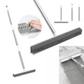 Brosse 2-en-1 pour balais et gratte-papiers en caoutchouc