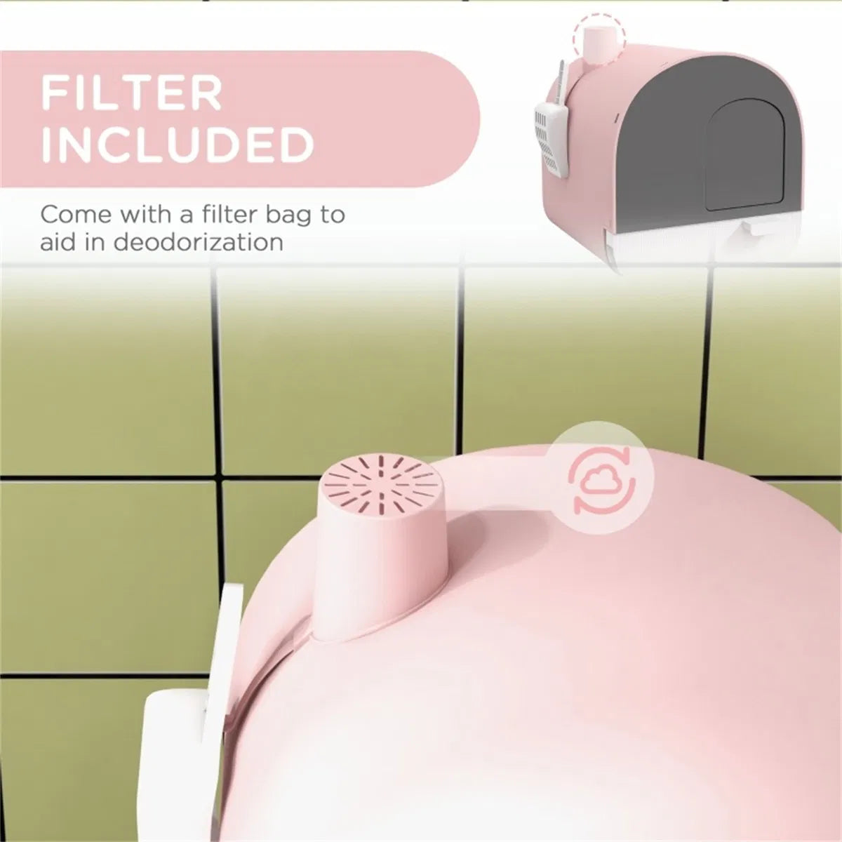 Boîte à litière pour chat/boîte à litière pour chat entièrement fermée