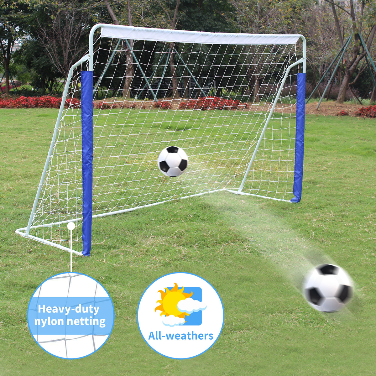 Objectif de soccer de 8x5 ft pour le jardin