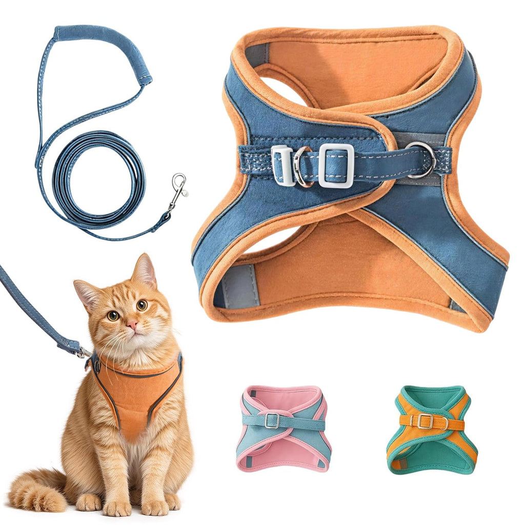 Harnais de chat et laisse