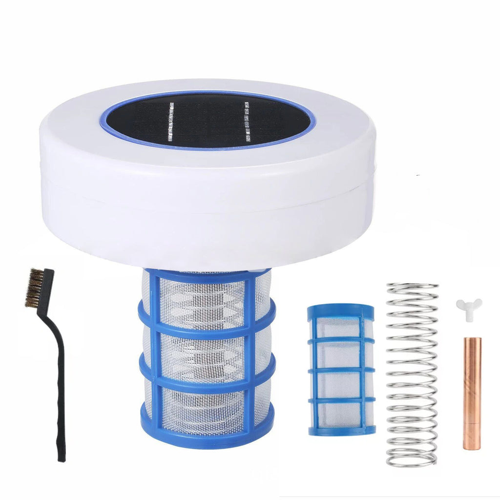 Purificateur solaire de piscine d'ions cuivre