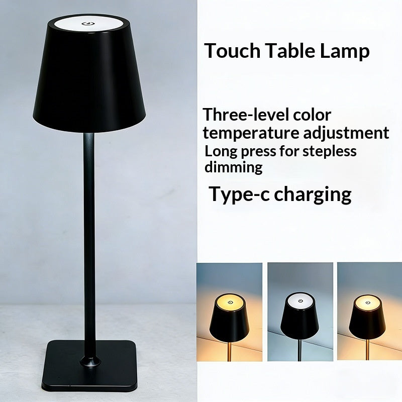Lampe de table de recharge lampe de bureau restaurant extérieur