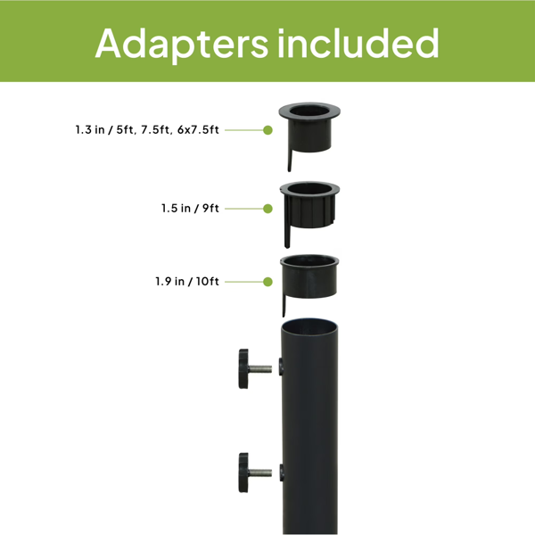 26-pound round steel umbrella base