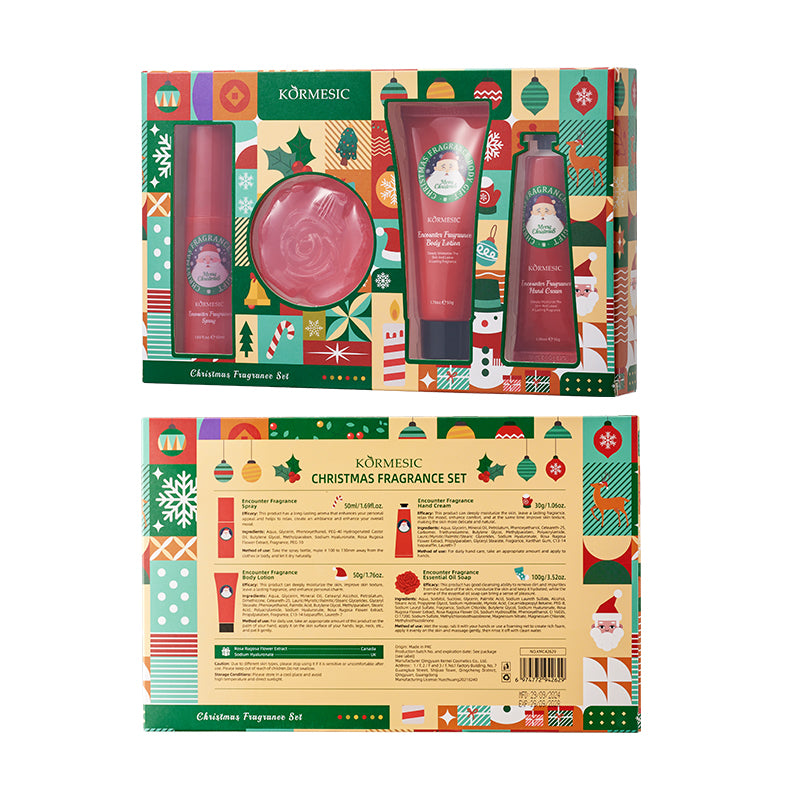 Ensemble de parfums de Noël KORMESIC pour le commerce extérieur 50ml-100g-50g-30g