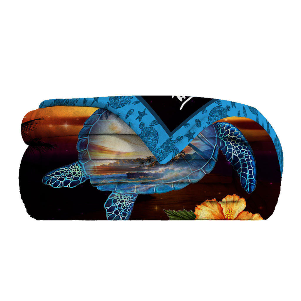 Plages Tortues Lancer Blanket Ocean Thème Blankets Soft Flannel Lancer Sea Turtle Blanket G