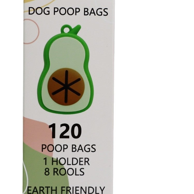 Silicone Pooper Scooper sac de déchets de chien Feces Avocat Clip