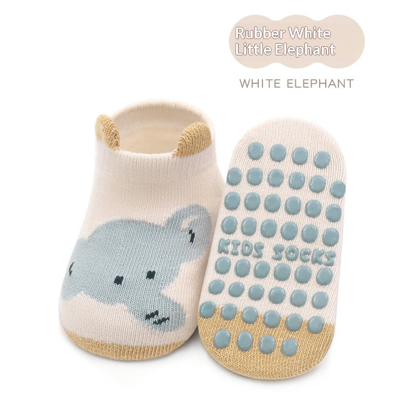 Chaussettes de bateau antidérapantes pour bébés garçons et filles Chaussettes de trampoline pour nourrissons