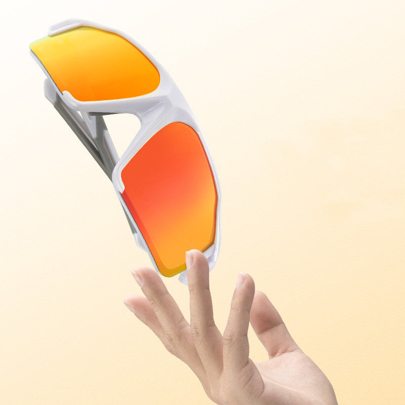 Verres à vélo Couleur polarisé Changement de sable coupe-vent