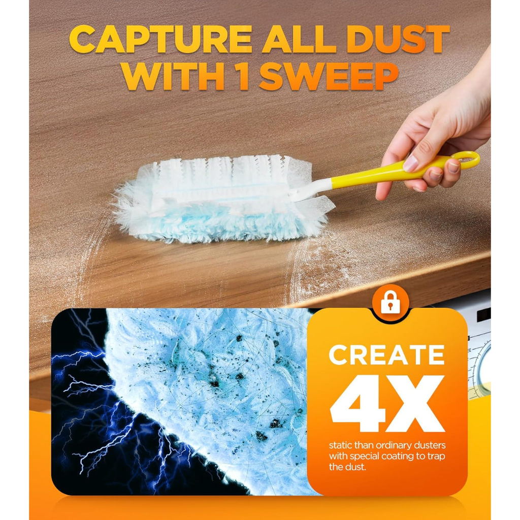 30 Compte de recharge de duster pour duster pivotant avec 1 poignée