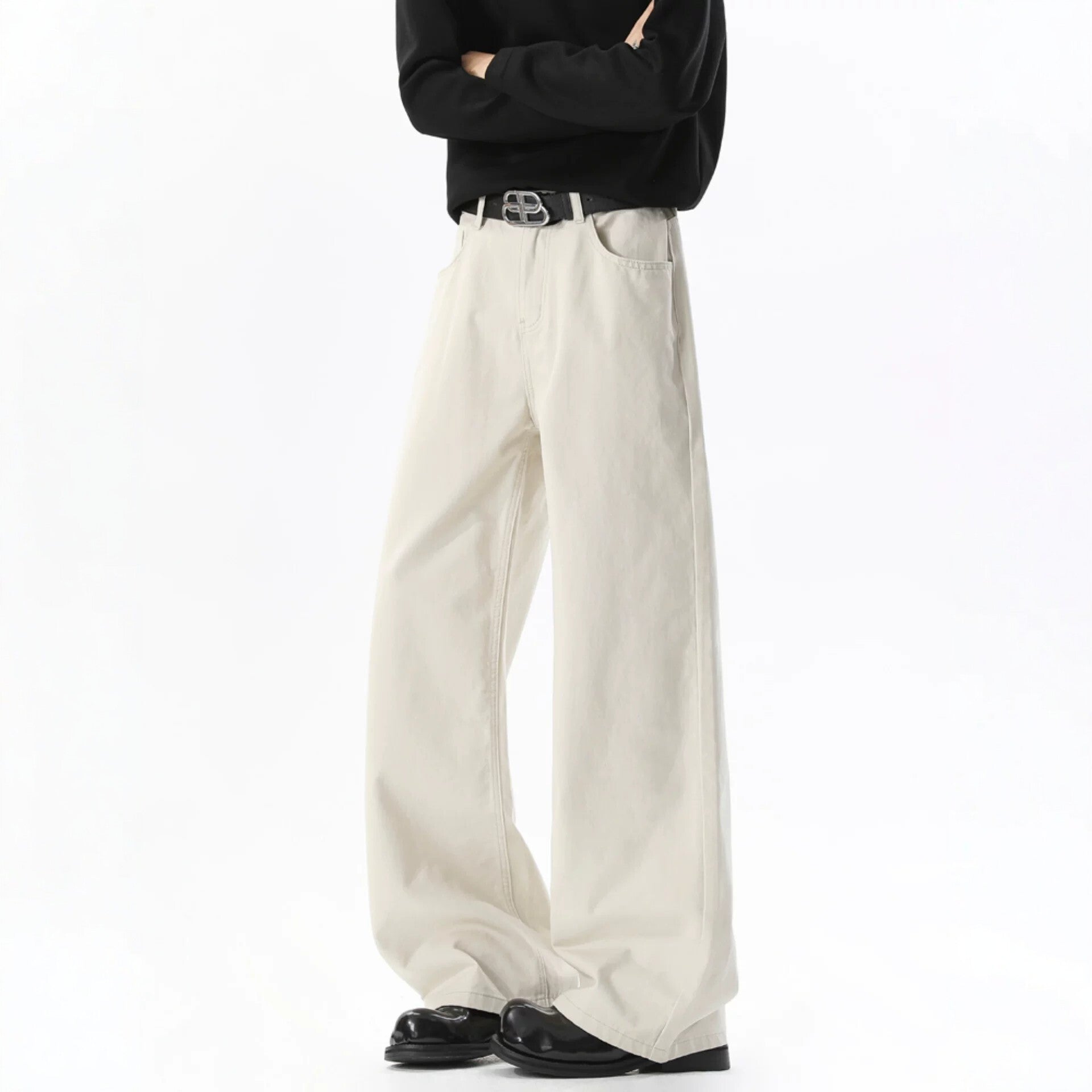 Pantalons casual lavés pour hommes