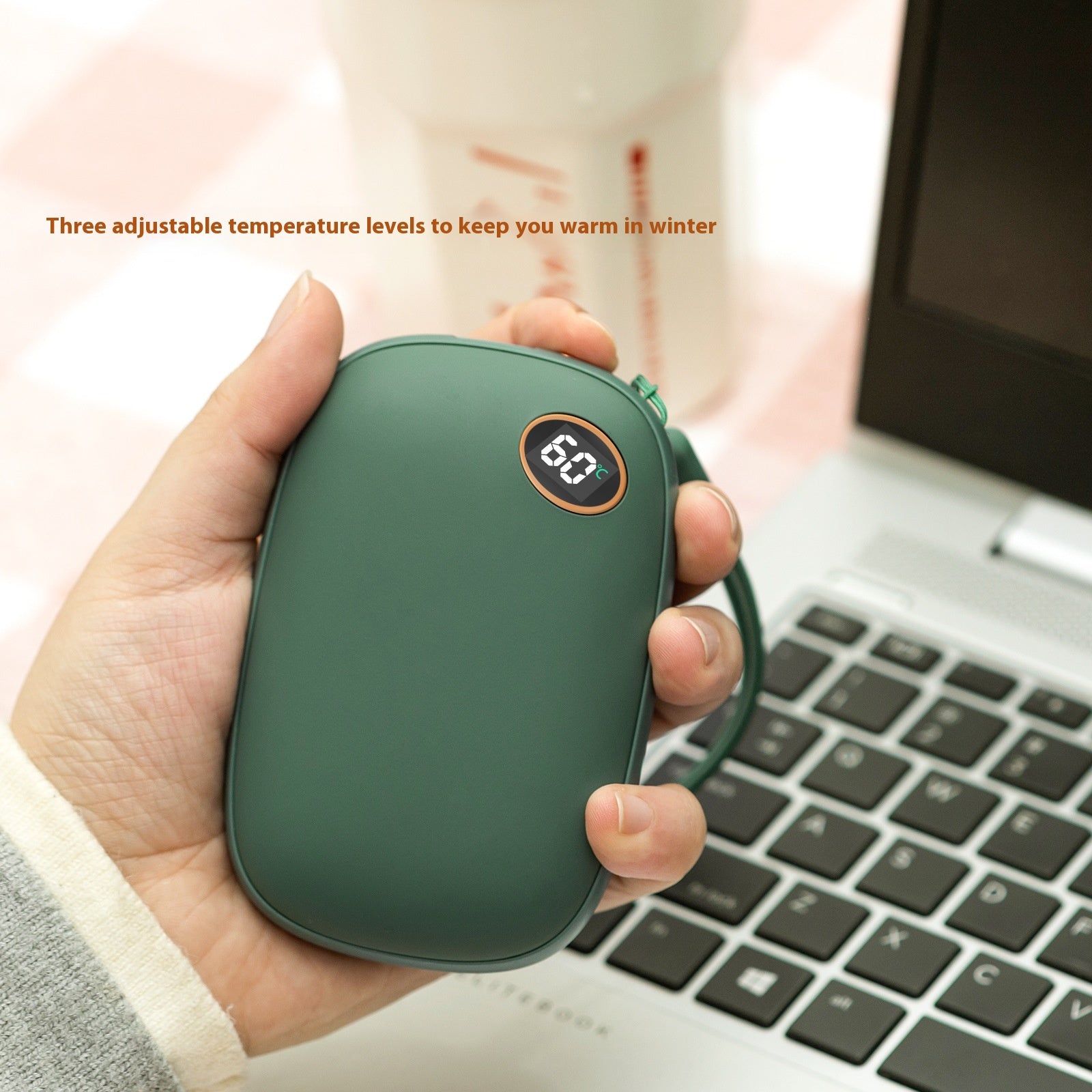 Quick grande capacité Usb Mini chaud à la main charger deux en un