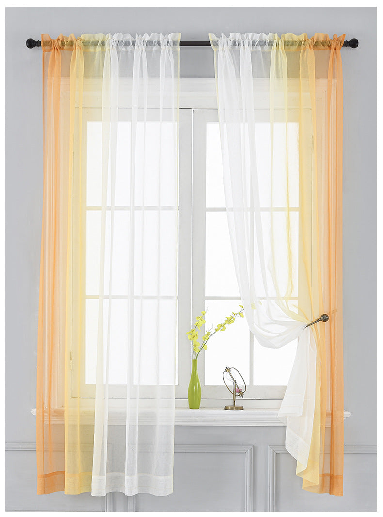 Gauche et droite Gradient Couleur Rideau de fenêtre produit fini