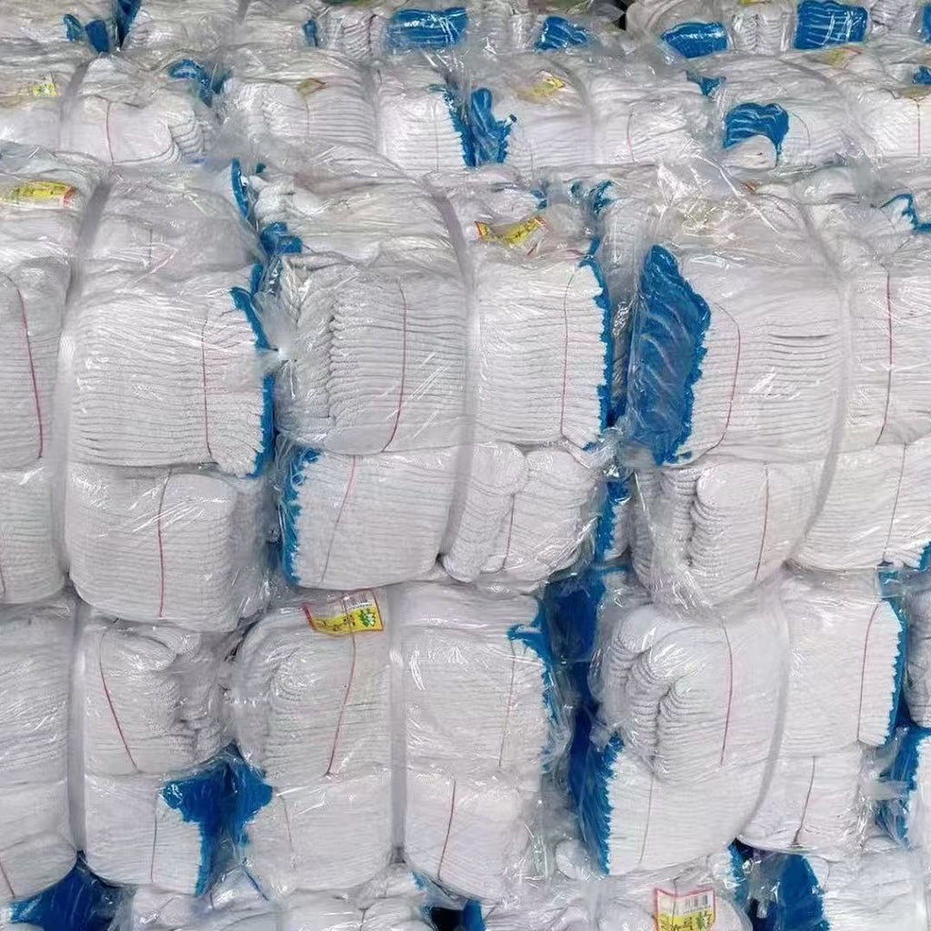 450g Gants de protection du travail fil blanc de coton