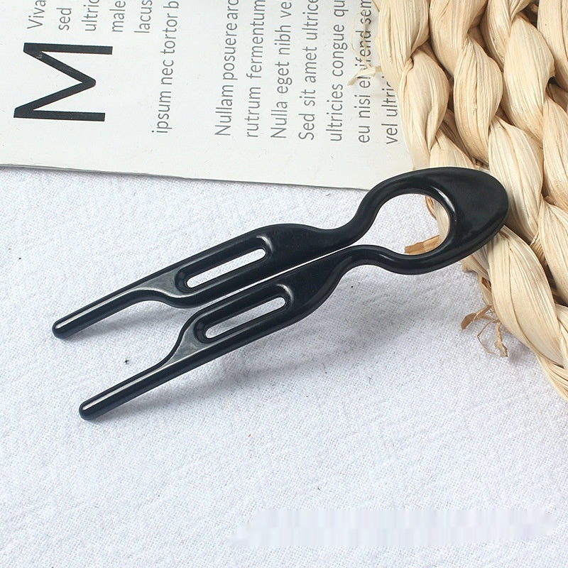 Style européen et américain Large U-forme femme simple Joker Hairclip