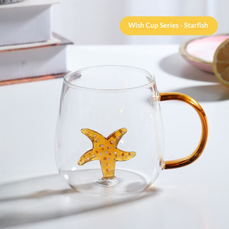 3D Animal Mug, High Borosilicate Coffee Latte and Juice Cup