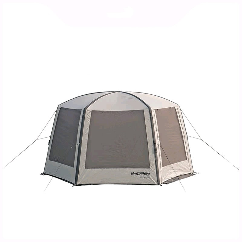 Portable Outdoor Multi-Person Silver Coated Canopy Tent