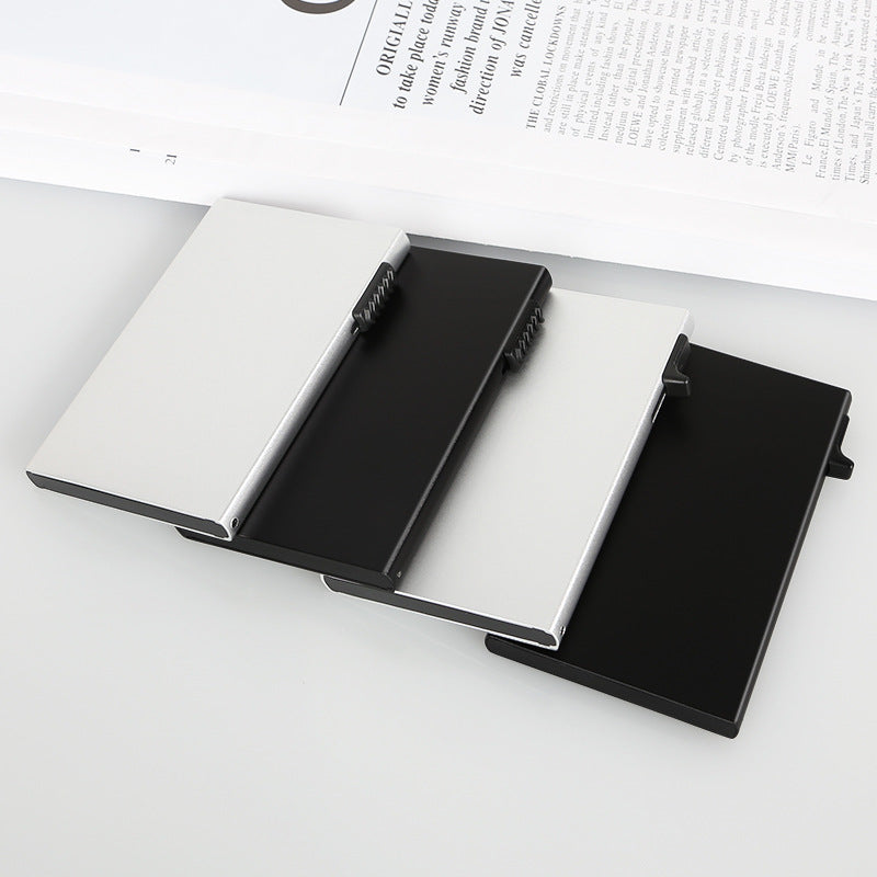 Porte carte RFID en alliage d'aluminium