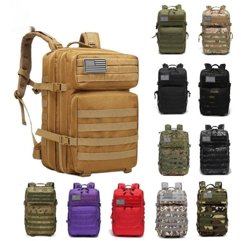 Outdoor 45L Sac à dos tactique Randonnée Hommes et femmes Sac à épaule