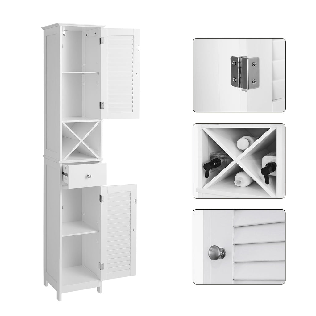 VASAGLE Portes de rangement autonomes