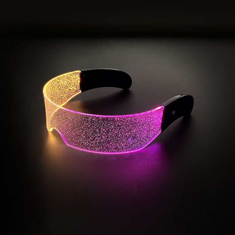 Verres à lumière LED de la future technologie