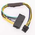 Convient pour Optiplex 3020 7020 9020 8 broches câble d'alimentation ATX 24P à 8P ligne