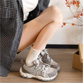 Chaussures Retro Thick Soled Mesh Papa