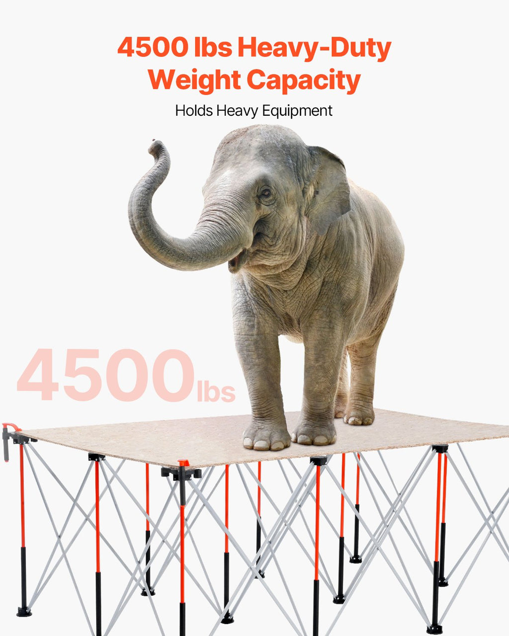 Support de travail pliable portatif 6.12 X 4.14ft Support de travail collapsible 4500lbs Capacité
