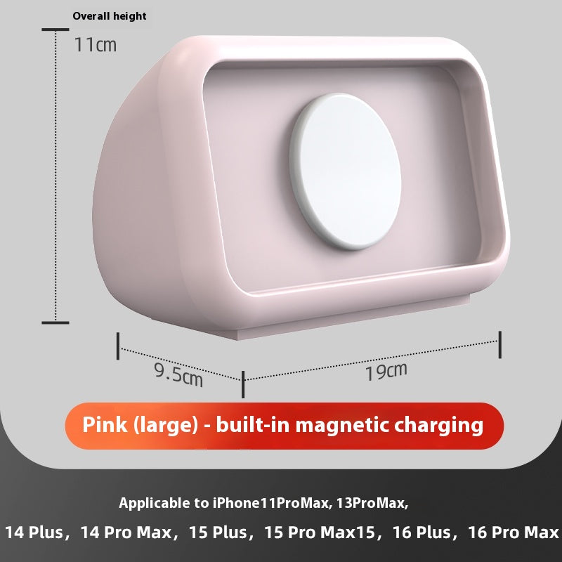 Support de téléphone mobile sans fil magnétique applicable Base de charge de bureau